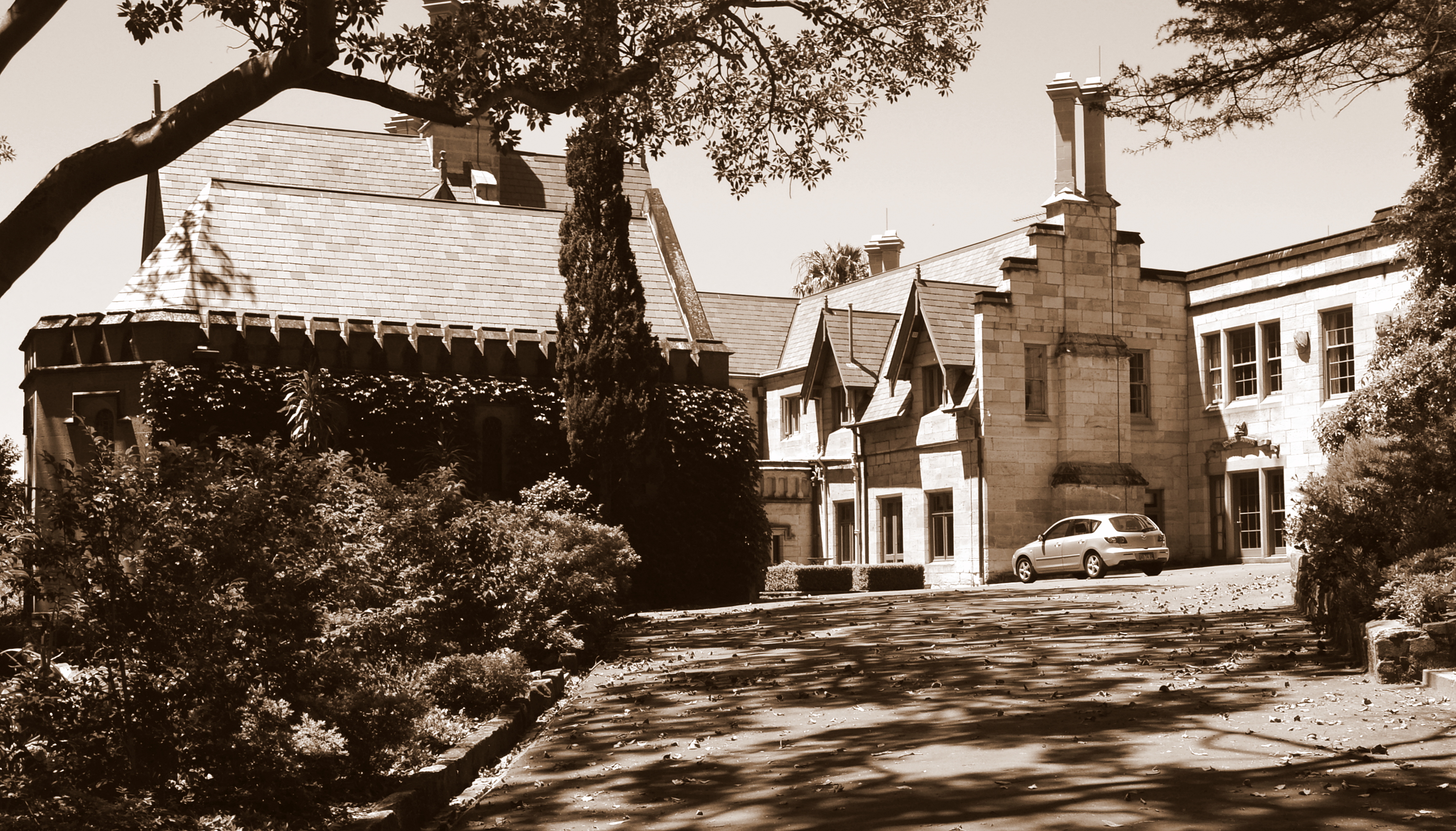Bishopscourt at Darling Point, photographed in recent years