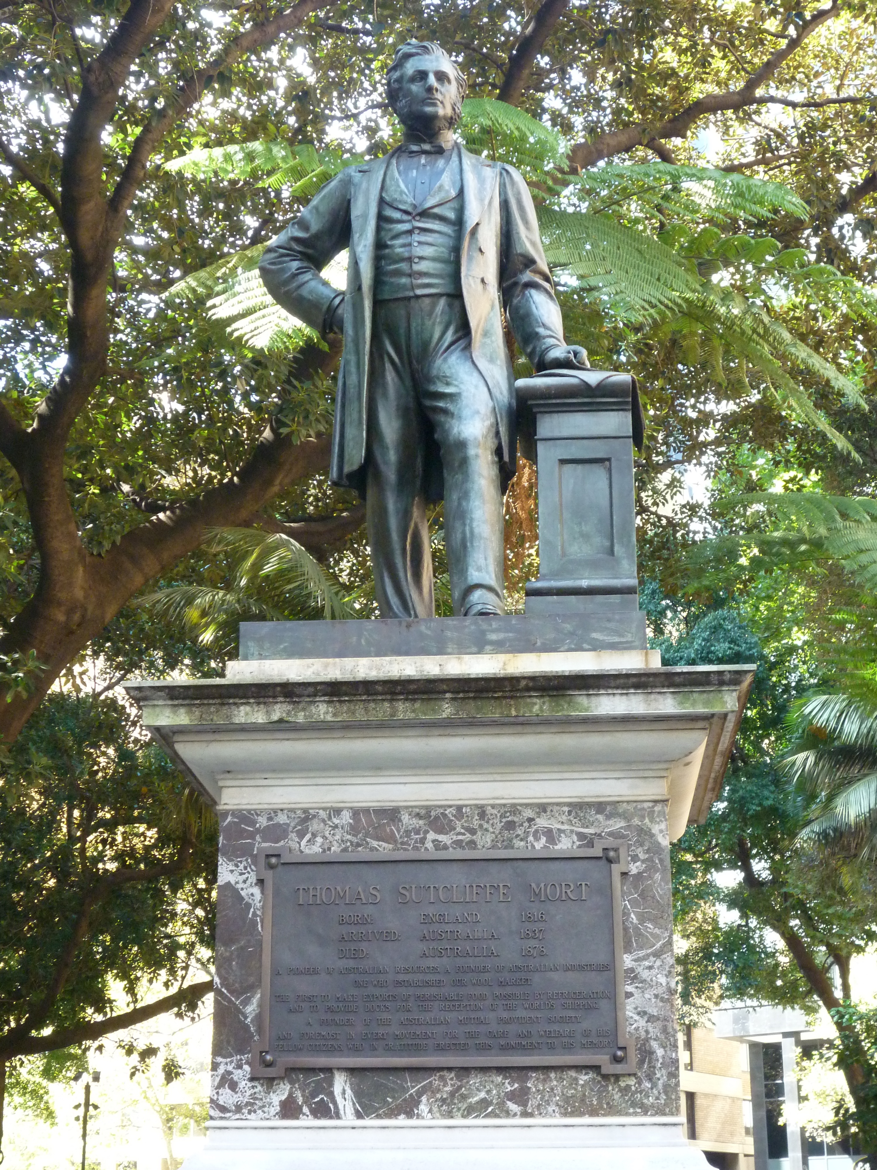 Painted portrait of Thomas Sutcliffe Mort, by Connolly
